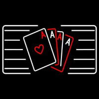 Poker Cards Icon 6 Neonreclame