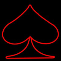 Poker Symbol Neonreclame