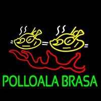 Pollo Ala Brasa Fish Neonreclame