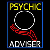 Psychic Adviser Crystal Logo Neonreclame