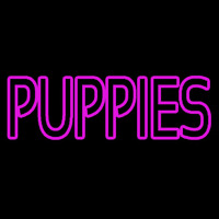 Puppies Purple Neonreclame