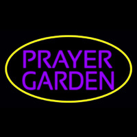 Purple Prayer Garden Neonreclame