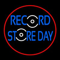 Record Store Day Block Red Border Neonreclame