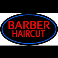 Red Barber Haircuts Neonreclame