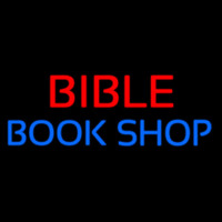 Red Bible Blue Book Shop Neonreclame