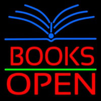 Red Books Open Neonreclame