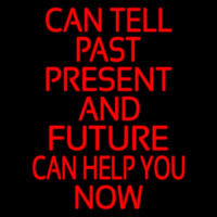 Red Can Tell Past Present Future Can Help You Now Neonreclame