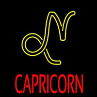 Red Capricorn Neonreclame