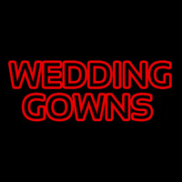 Red Double Stroke Wedding Gowns Neonreclame