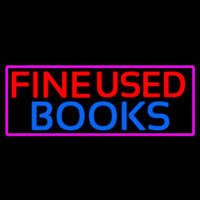 Red Fine Used Books Neonreclame