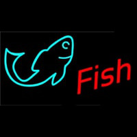 Red Fish Logo 1 Neonreclame