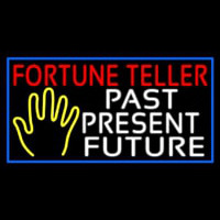 Red Fortune Teller With Yellow Palm Neonreclame