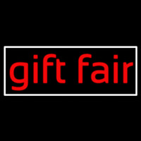 Red Gift Fair Neonreclame