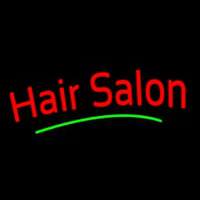 Red Hair Salon Green Line Neonreclame