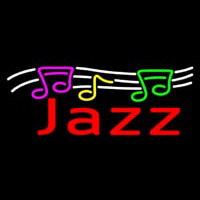 Red Jazz With Musical Note 2 Neonreclame