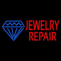 Red Jewelry Repair Block Neonreclame