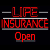 Red Life Insurance Open Neonreclame