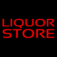 Red Liquor Store Neonreclame