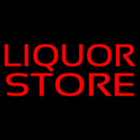 Red Liquor Store Neonreclame