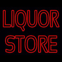 Red Liquor Store Neonreclame