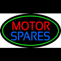 Red Motor Blue Spares 3 Neonreclame