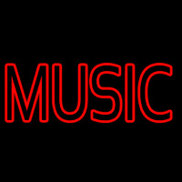 Red Music Block 2 Neonreclame