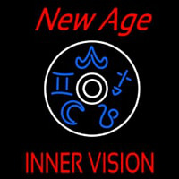 Red New Age Inner Vision Neonreclame