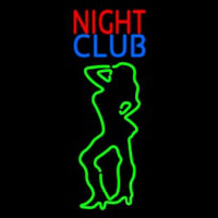 Red Night Club Girls Neonreclame