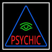 Red Psychic Green Eye Neonreclame