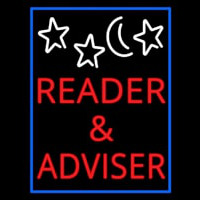 Red Reader And Advisor Neonreclame