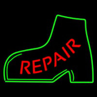 Red Repair Green Boot Neonreclame