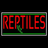 Red Reptiles Block 1 Neonreclame