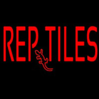 Red Reptiles Block 2 Neonreclame