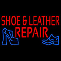 Red Shoe And Leather Repair Neonreclame