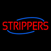 Red Strippers Neonreclame