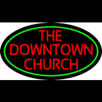 Red The Downtown Church Neonreclame