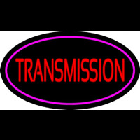 Red Transmission Purple Oval Neonreclame