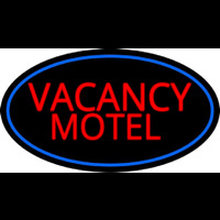 Red Vacancy Motel With Blue Border Neonreclame