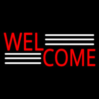 Red Welcome Neonreclame