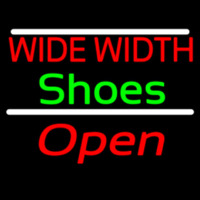 Red Wide Width Green Shoes Open Neonreclame