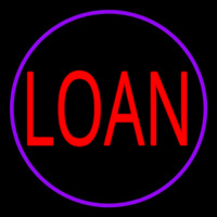 Round Loan Neonreclame