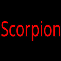 Scorpion Red 1 Neonreclame