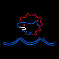 Shark And Wave Neonreclame