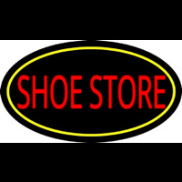 Shoe Store With Oval Neonreclame