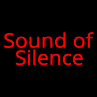 Sound Of Silence Neonreclame