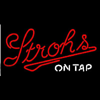 Strohs On Tap Beer Sign Neonreclame