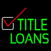 Title Loans Neonreclame