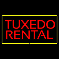 Tu edo Rental Rectangle Yellow Neonreclame