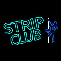 Turquoise Strip Club Neonreclame