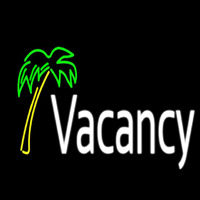 Vacancy With Tree Neonreclame